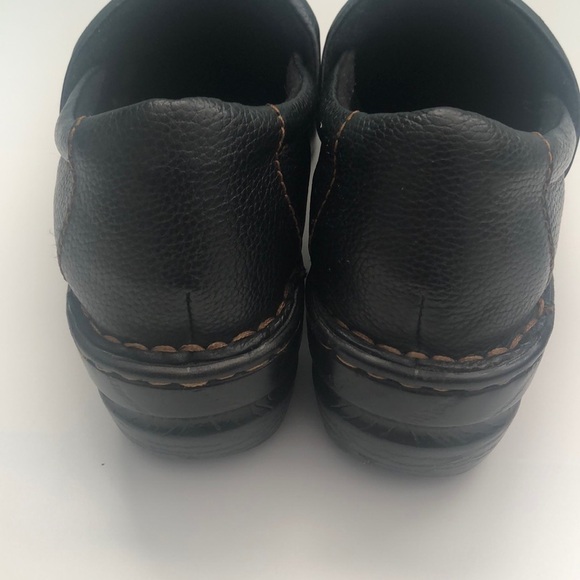BOC Leather upper black clogs mules that are super comfortable workwear nursing - Picture 4 of 9